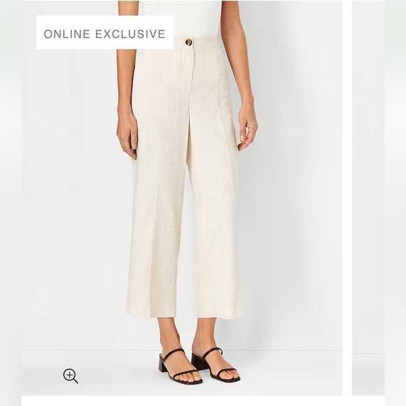 Ann Taylor The Seamed Straight Crop Pant - Picture 1 of 2
